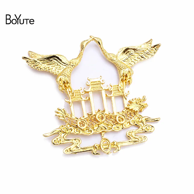 

BoYuTe (10 Pieces/Lot) Factory Direct Wholesale DIY Metal Alloy Jewelry Accessories 56*61MM Crane Findings