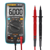 zt102 digital multimeter 6000 counts acdc voltage current tester voltmeter ammeter mini ohm frequency diode resistance meter