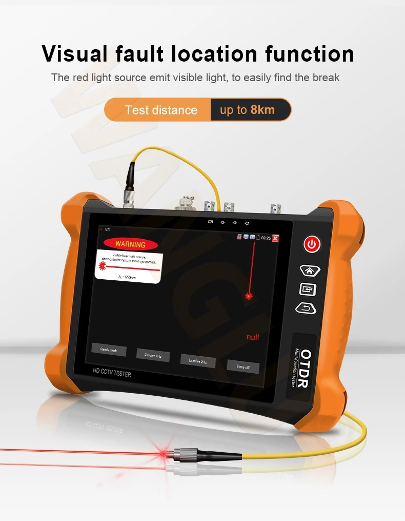 MT-8000 двойная волна 1310/1550 OTDR Многофункциональный тестер для систем
