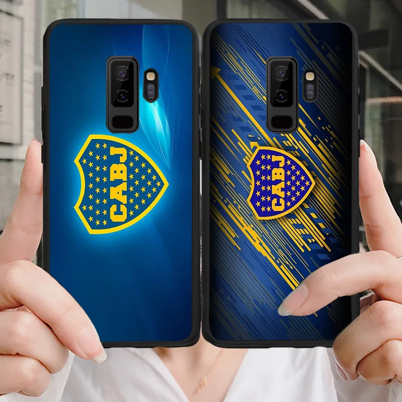 Чехол для телефона FC Boca Juniors samsung S6 S7 Edge S8 S9 S10E Note8 Note 9 10 A9 C10 J7 Max DIY чехол Abila черного