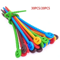 silicone cable tiesdurable zip ties bag seal clips cable straps bread ties rubber twist ties for home office
