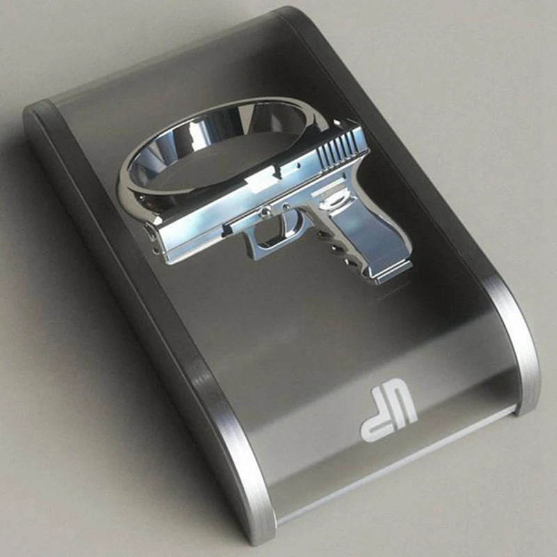 

Retro Pistol Shape Ring Exquisite Men Women Gun Rings The Same Punk Hip-hop Ring Punk Jewelry Pop Valentines Day Gift ring