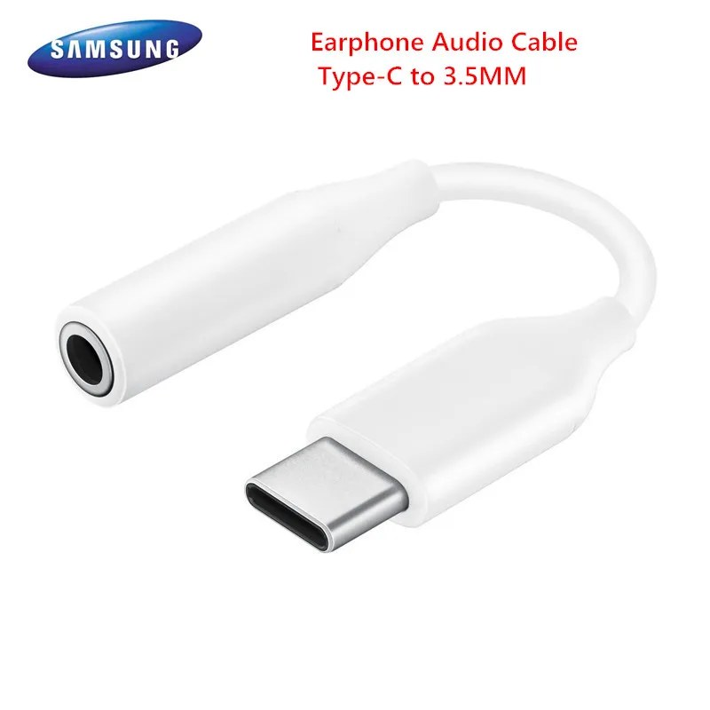 Адаптер для наушников Samsung USB Type C 3 5 мм адаптер аудиокабель Galaxy A90 A60 A80 A8S Note10 Note 10 + Mi