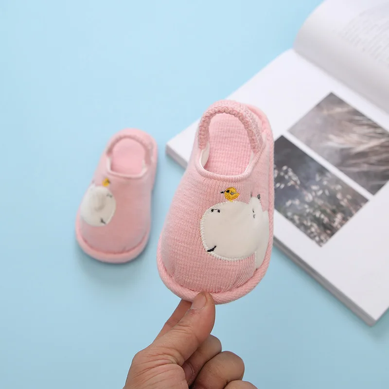 Детские мягкие удобные для маленьких мальчиков и девочек Тапочки малышей