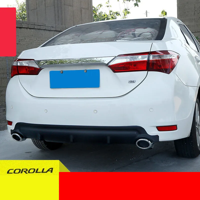 

Lsrtw2017 Автомобильный задний бампер для toyota corolla 2013 2014 2015 2016 2017 2018 E170