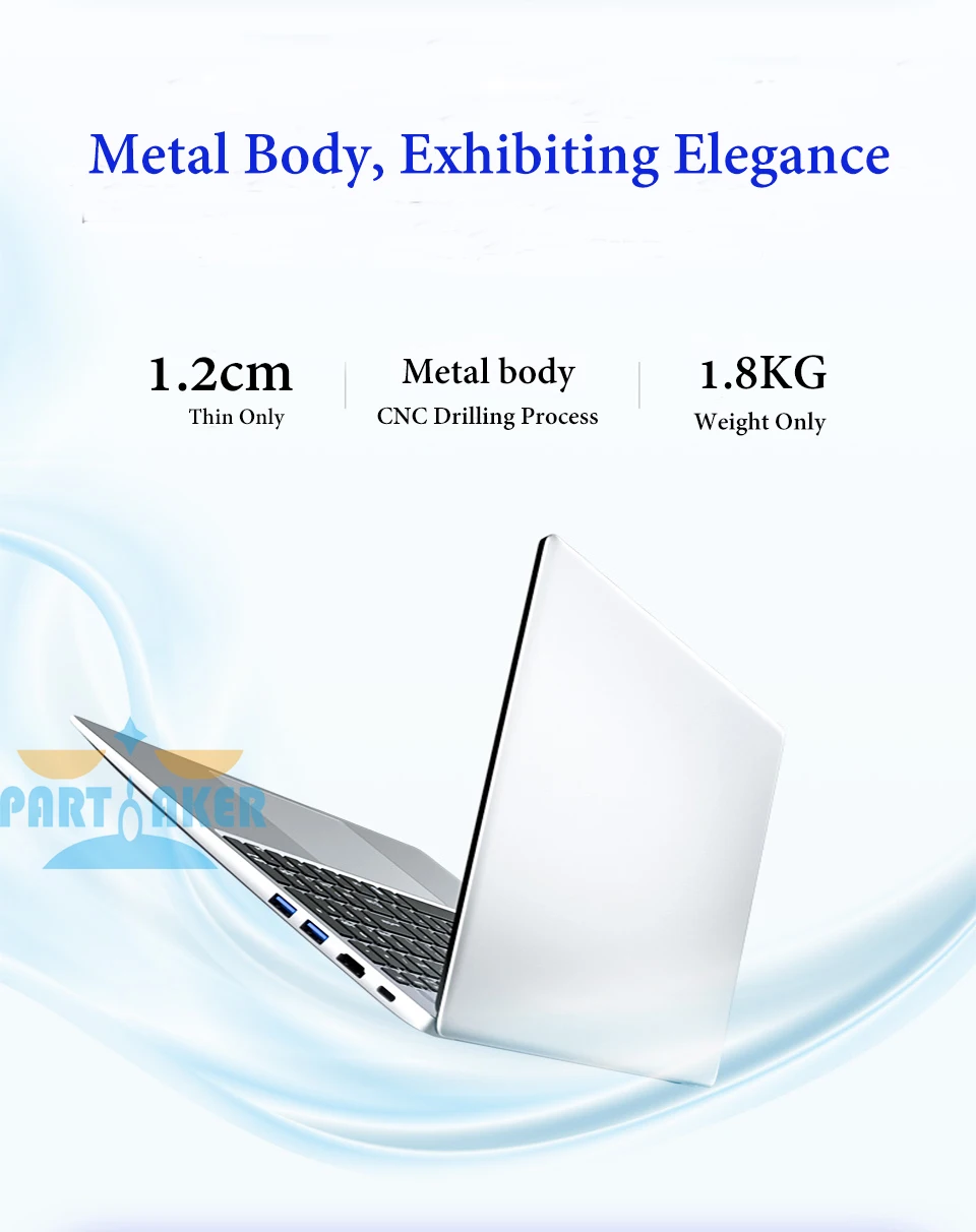 Partaker L4 новейший 15,6 дюймовый ноутбук i7 4500U 4600U двухъядерный ультратонкий ноутбук с подсветкой Клавиатура с Bluetooth WiFi
