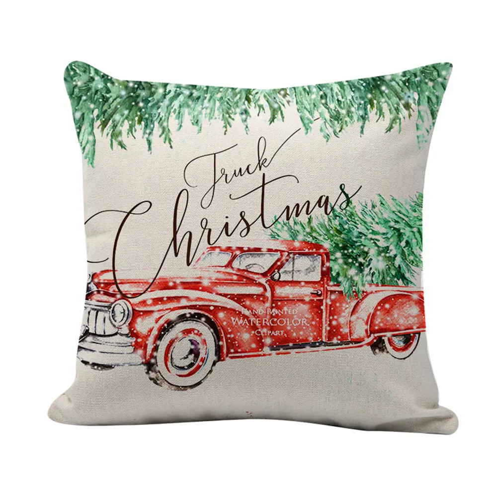 Наволочка Новая серия День благодарения автомобиль шаблон диван обнимает Офис