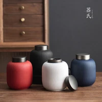 large tea container ceramic vintage tea container tin weed smell proof coffee storage pot thee blikjes tea organizer bk50cy