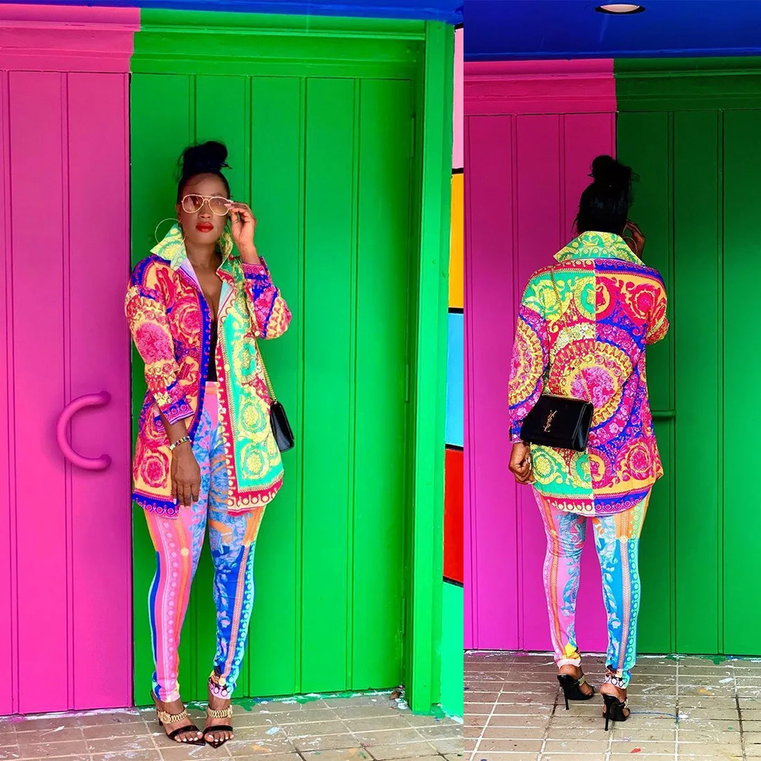 Дашики африканская одежда осень зима женский комплект спортивный костюм Африка