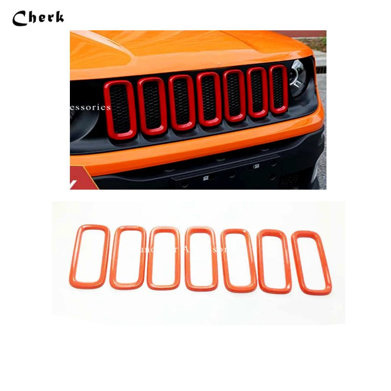 Новинка! 7 шт./компл. ABS Материал защита от ультрафиолета передняя решетка отделка