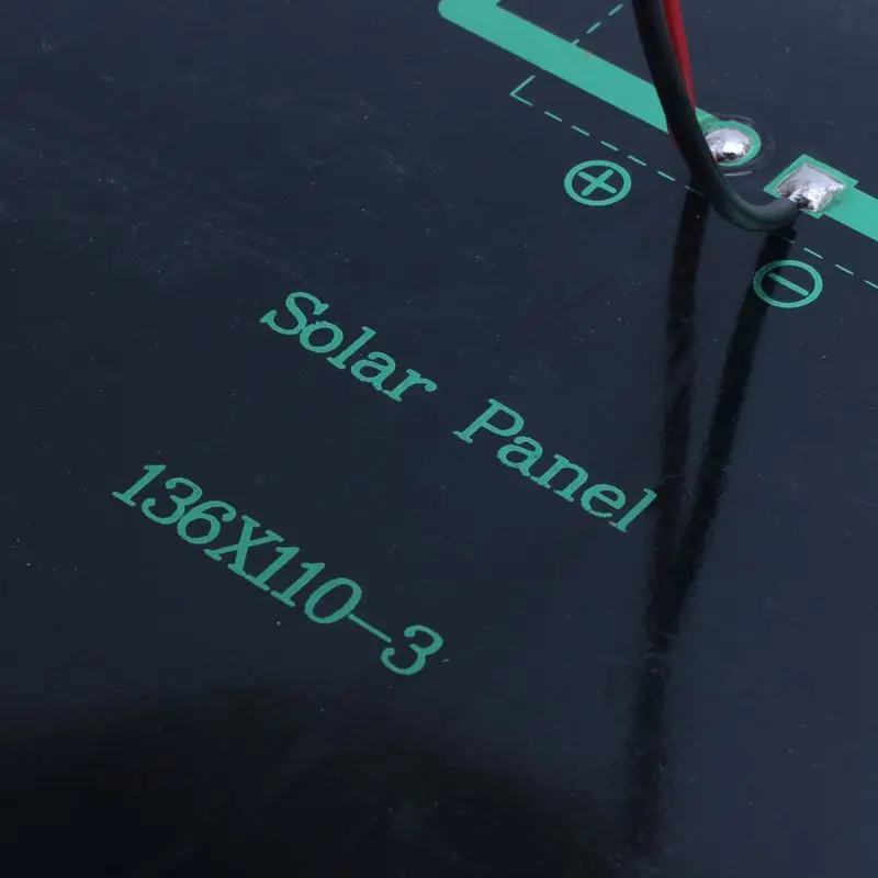 Солнечные панели 2 Вт 6 в распределительный кабель солнечной 110*136*3 мм класс A
