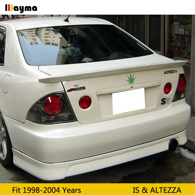 TRD Стиль волоконное стекло задний багажник губа для Toyota Altezza AS200 AS300 RS200 1998 2004 FRP