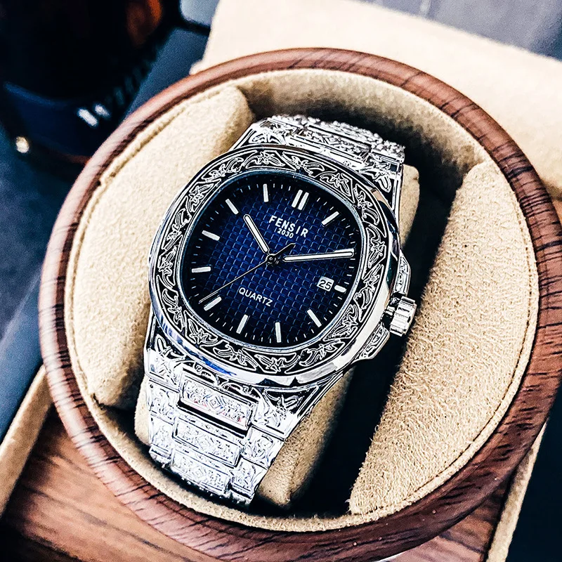 

2021 new luxury designer men's business fashion quartz watch