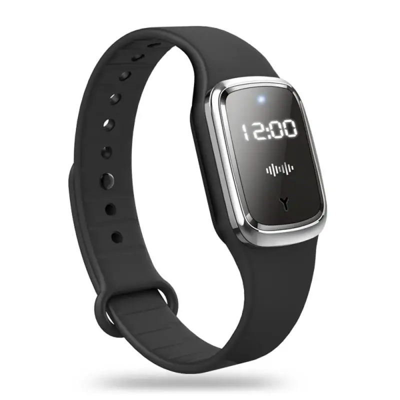 Ультразвуковой репеллент от насекомых вредителей светодиодный браслет с