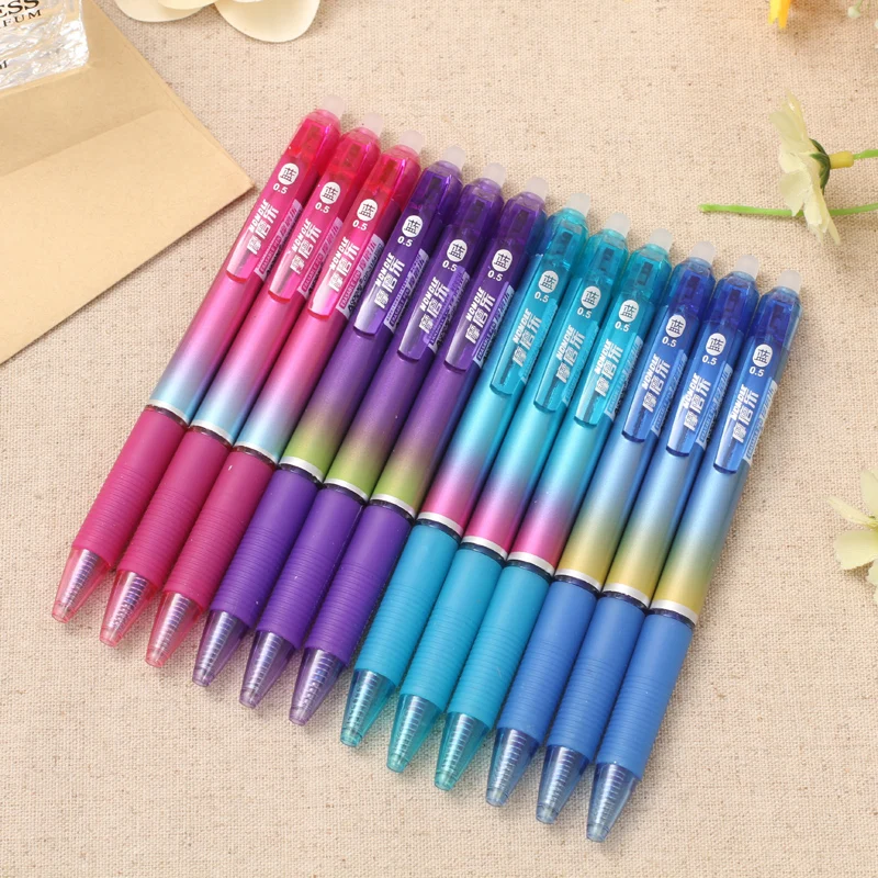 Новинка 1 шт. стираемые гелевые ручки синяя черная ручка с картриджем распродажа