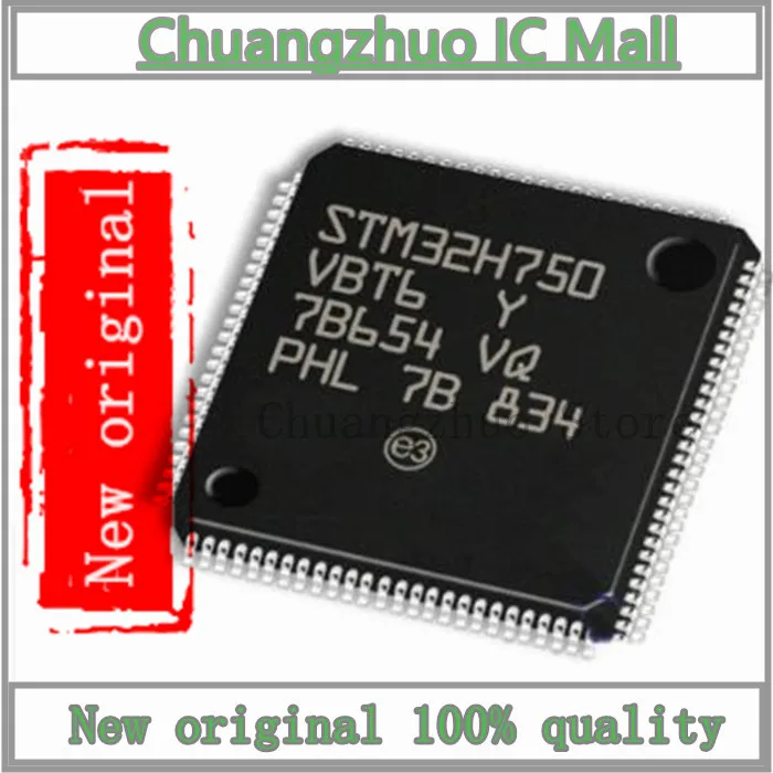 

1PCS/lot STM32H750VBT6 LQFP-100 STM32H750VBT LQFP100 STM32H750VB STM32H750 IC Chip New original