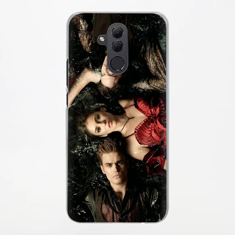 EWAU The Vampire Diaries Stefan Damon Salvatore Hard Phone Cover Case for Huawei Y5 Y6 Y7 Y9 Mate10 20 Lite pro Nova 2 3 5 i