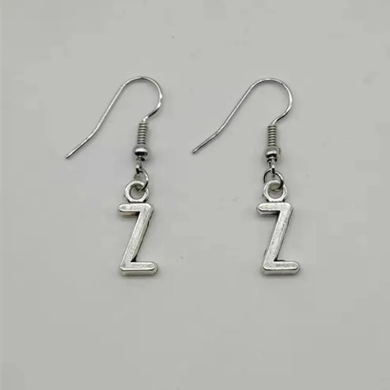 Модные A Z алфавитные серьги маленькие и милые подходят для
