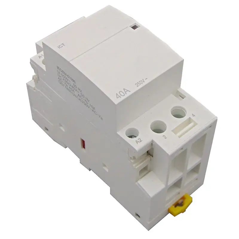 

ИКТ 2P 40A 220V/230V 50/60HZ Din rail ac контактор для дома 2NO