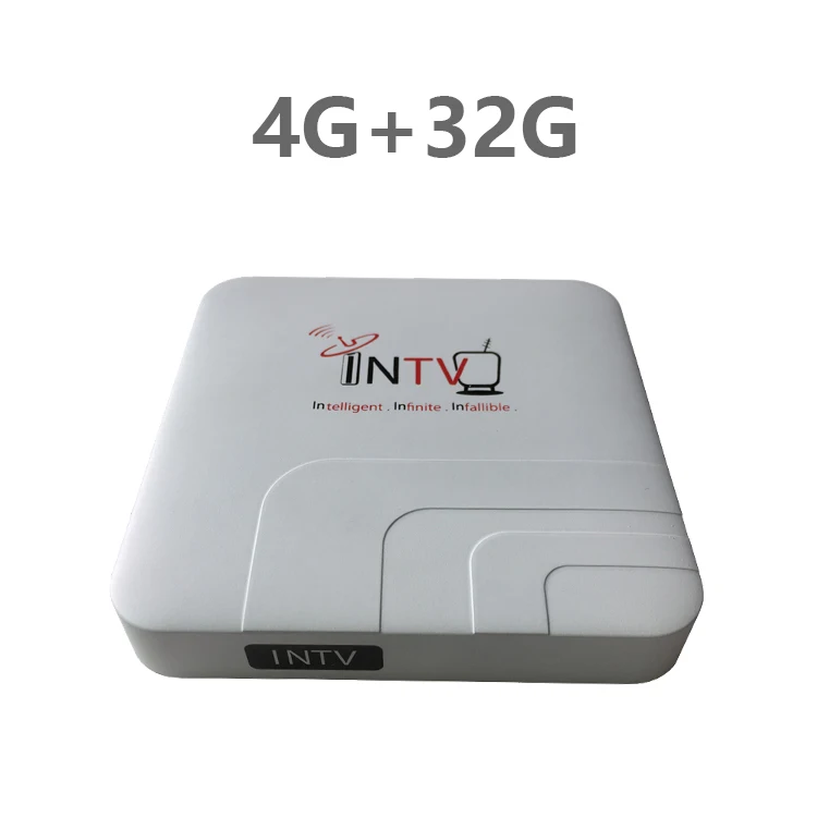 ILEPO в ТВ Android tv Box Ip tv подписка Allwinner H6 Android Box Ubox Ip tv M3u Android 8,1/9,0 потоковая коробка tv Box Evpad - Цвет: INTV 4G32G