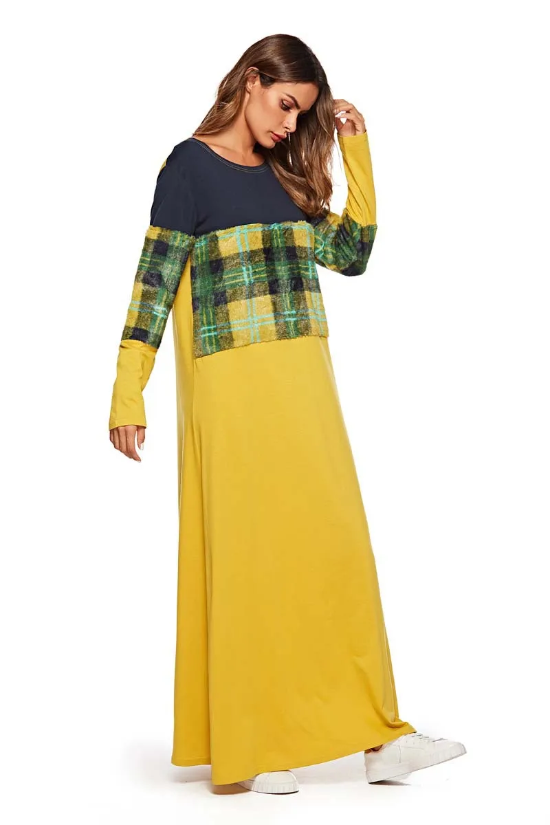 Мусульманское платье-абайя для женщин Дубайский арабский марокканский кафтан