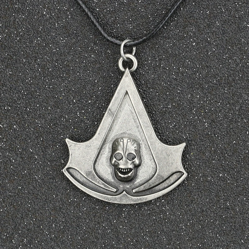 Valhalla Odyssey Origins ожерелье с логотипом черепа винтажное Ретро Альтаир Эцио Коннор