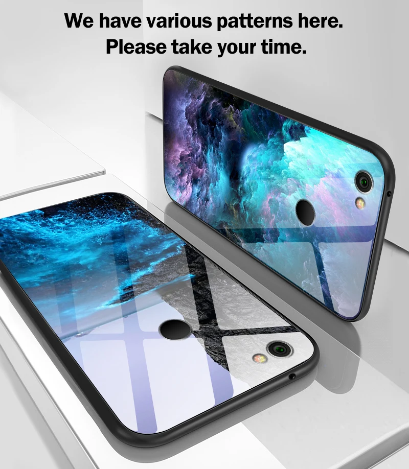 Чехол из закаленного стекла для Xiaomi 5X6X8 9 SE A1 A2 Lite TPU Capa для Redmi Note 4x 5A 6 7 Pro Prime роскошный противоударный жесткий чехол