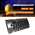 BTC-T37 материнская плата CPU Combo 8 PCIe 16X слотов VGA HDTV для майнинга BTC