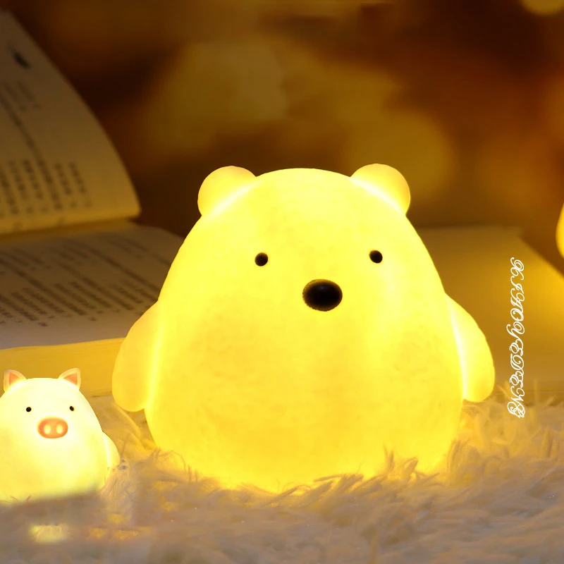 

New LED night light in the Decoration bedroom battery Animal model lamps for children Nightclub Creative cute Novelty Lighting