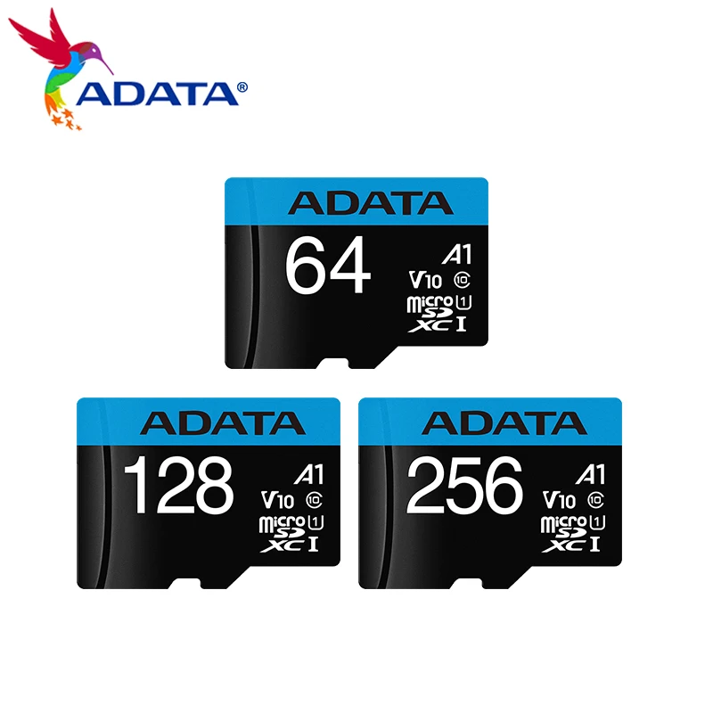 100% Original ADATA Memory Card High Speed 32GB Class 10 A1 Micro SD 64GB 128GB 256GB U1 UHS-I V10 TF Microsd | Компьютеры и офис