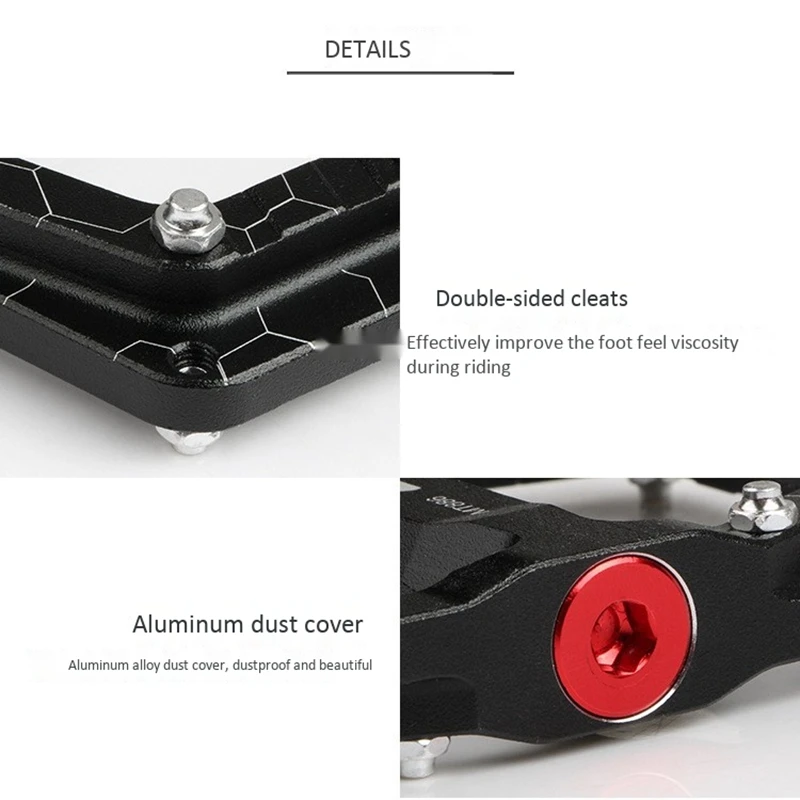 

GUB Bike Pedals Ultralight Aluminum Oversized Pedals Platform DH Downhill Mountain Bike Pedal Bike Accessories