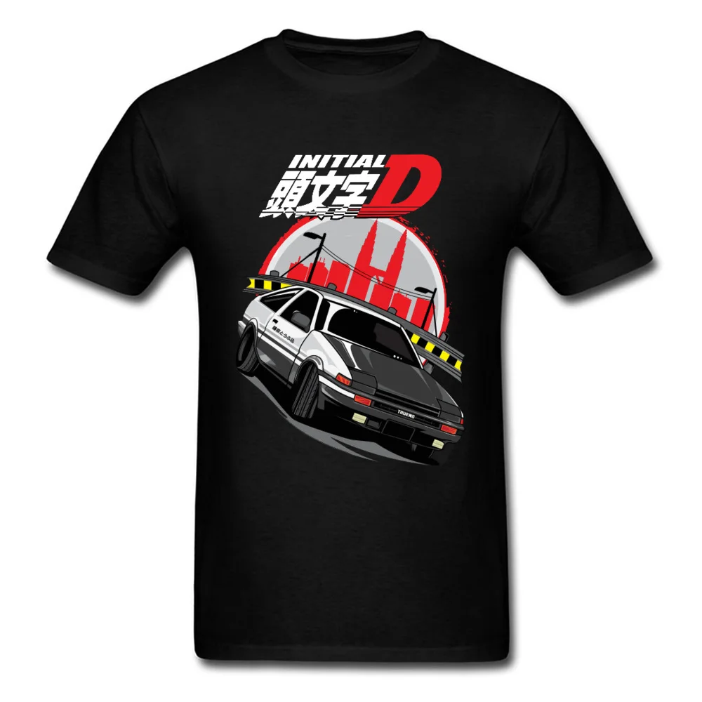 

Men T Shirt Initial D Ae86 Designer Mens Tshirts Cotton Fabric Tops Tees Customized T-shirts Japan Car Racer Lover Manga Clothes