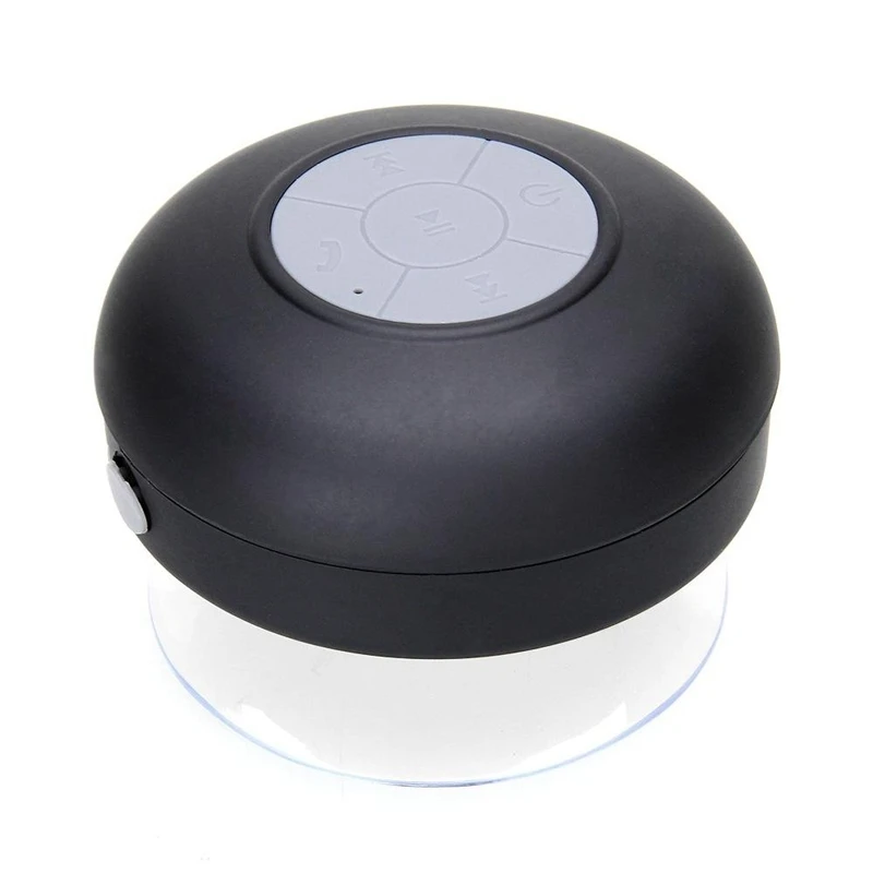 Круглый водонепроницаемый беспроводной Bluetooth-динамик для душа гарнитура