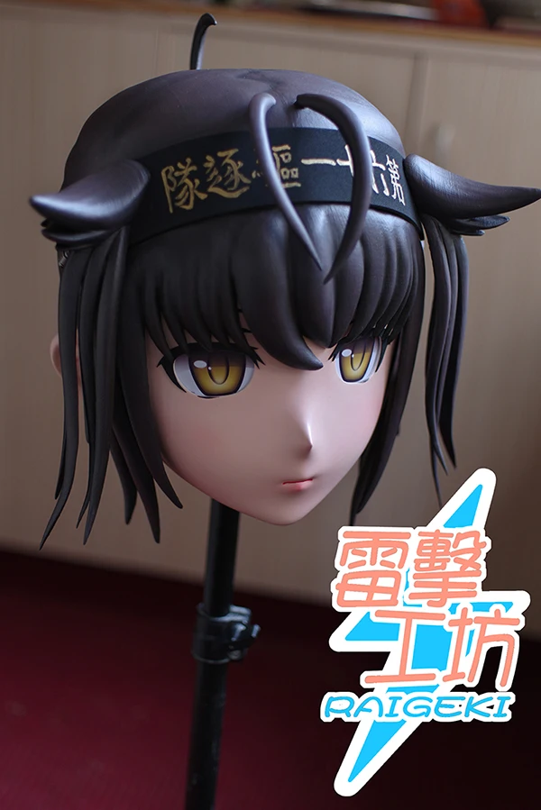 

(RAIGEKI MAKS 66) Resin 3/4 Lolita Crossdresser DOLL BJD Cos Crossdress Head Kigurumi Anime Hatsuzuki Cosplay Masks