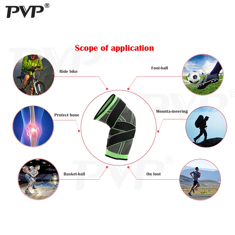 PVP 1 шт. дышащая напорная фитнес повязка для катания на велосипеде поддержка