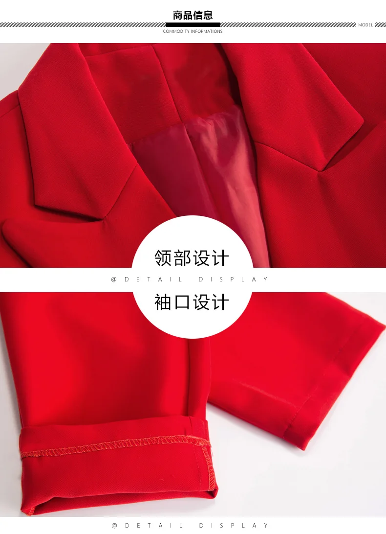 Модный женский костюм новинка двубортный деловой большого размера +