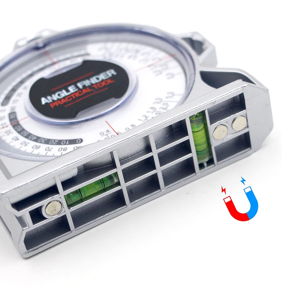 Магнитный угломер транспортир для наклона инклинометр измеритель уровня