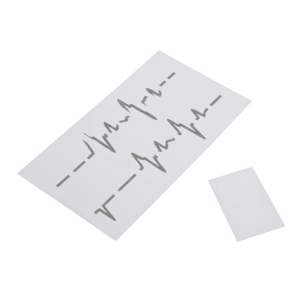 

Наклейка на голову для укулеле в форме ЭКГ, 1 шт.