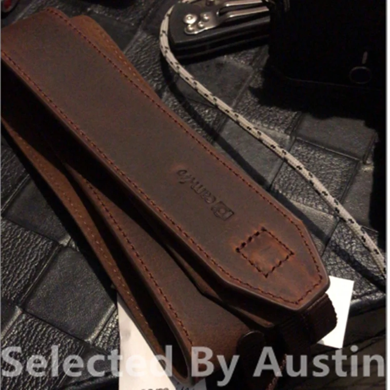 

Hand Made Leather Sling Shoulder Strap Belt Cattlehide For Camera Leica Fuji Sony Canon Nikon Olympus Ricoh