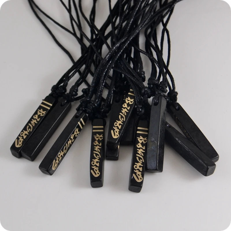 Ом Мани Падме Хум Тибет шесть слов мантра амулет кость резная смола кулон