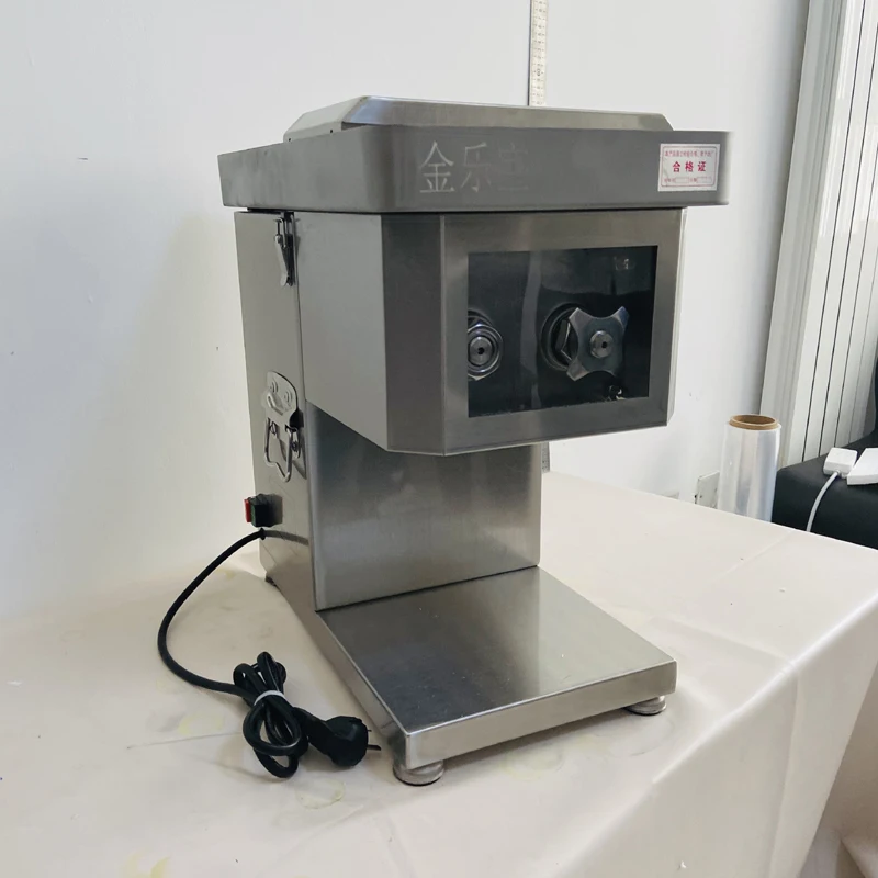 

Commercial electric meat slicer Automatic wire cutter Desktop slicer meat grinder dicing machine manual food processor