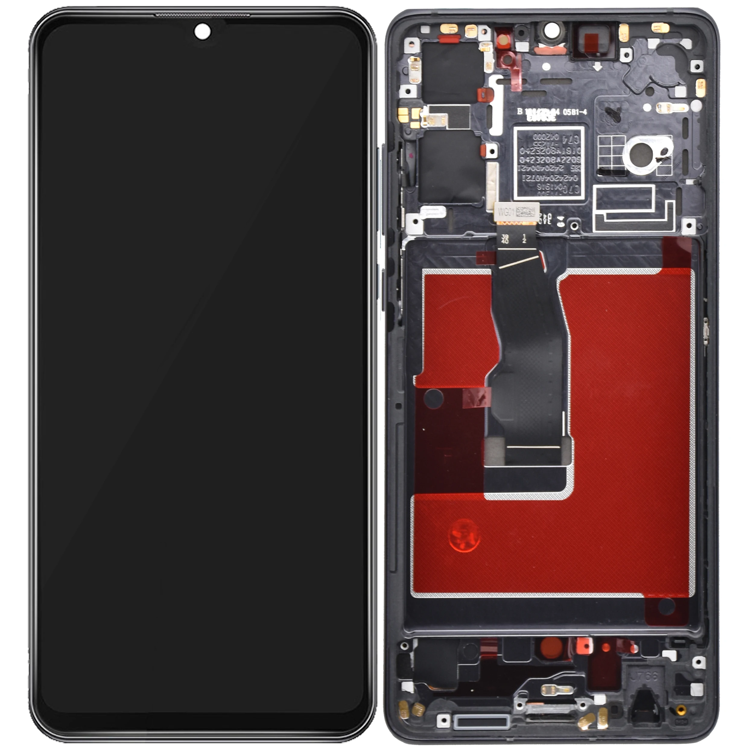 Pantalla Super AMOLED de 6,1 pulgadas para Huawei P30, ELE-L29 LCD, ELE-L09, Display10, piezas de repuesto de digitalizador, huella dactilar-2