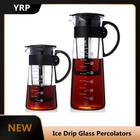portable hotcold brew dual use filter coffeetea pot espresso ice drip maker glass percolators kitchen accessories barista tool