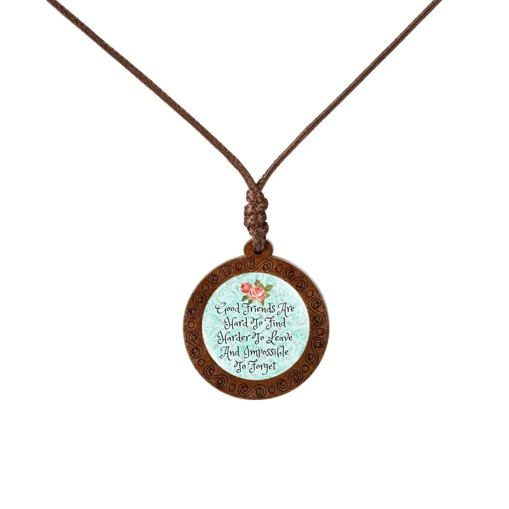 Цепочка с подвеской в виде надписи Лучший Друг для мужчин и женщин ожерелье из