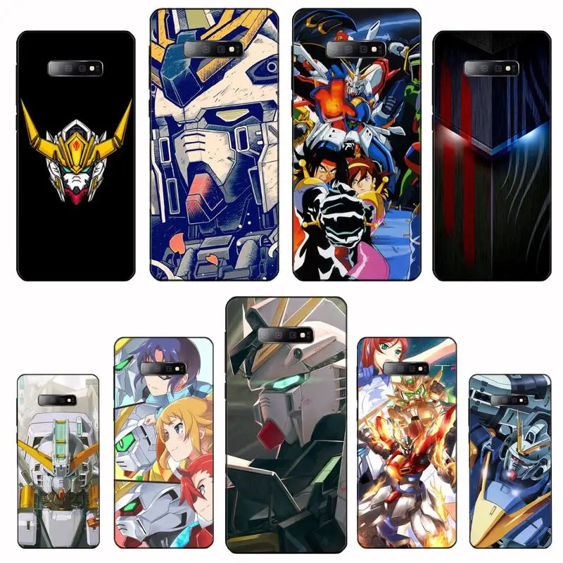 Популярный чехол для телефона Gundam с аниме DIY Samsung S6 S7 edge S8 S9 S10 e plus A10 A50 A70 note8 J7