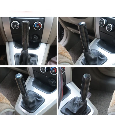 Ручка переключения передач Универсальная из углеродного волокна и алюминиевого