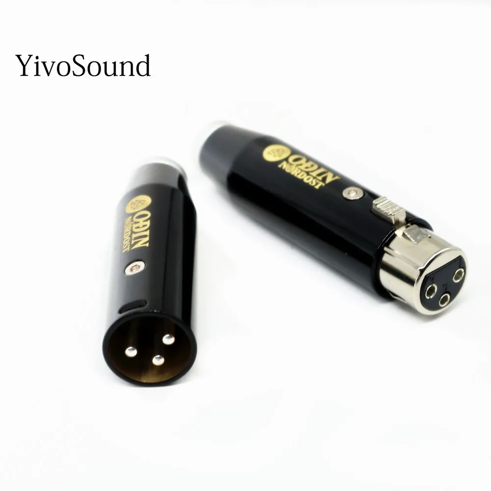 yivosound Hifi XLR Plug High-end Gold-plated Cable Connector 3 Pins for diy cables | Электроника