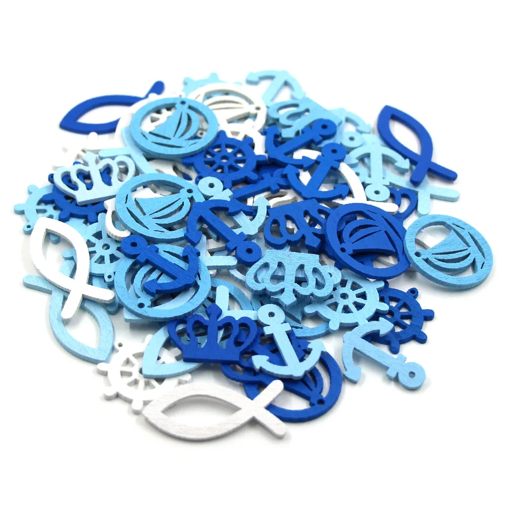 50 шт. декоративные деревянные пуговицы для одежды | Дом и сад