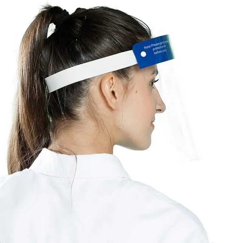 Transparent Face-Shield Reusable Protective Face Mask Dustproof Anti-fog Antirefield Visor Safety Kitchen Tools | Дом и сад