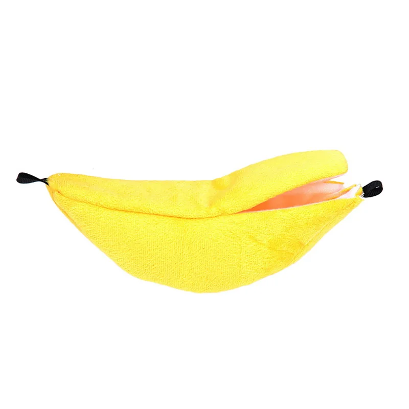 Милый спальный домик для хомячков в форме банана питомник домашних животных